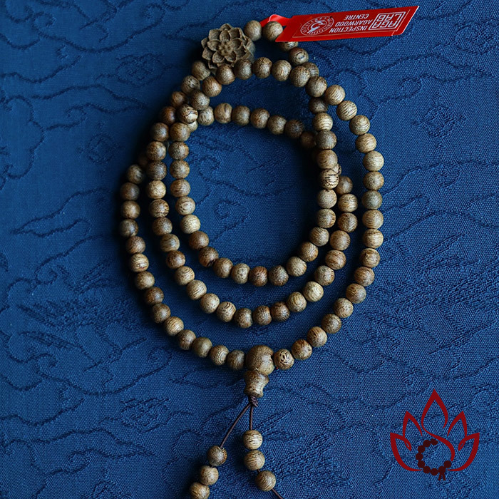 Vòng Trầm Hương 108 Hạt | 5 Ly | Trầm Tốc Kiến Tự Nhiên